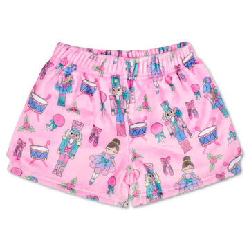 Holiday Plush Shorts- Assorted