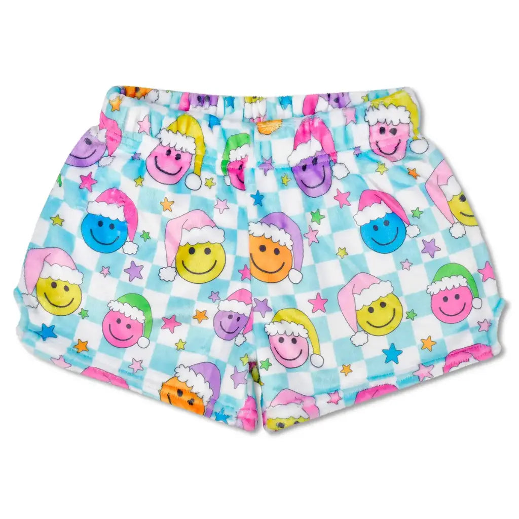 Holiday Plush Shorts- Assorted