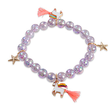 Unicorn Star Bracelet -purple