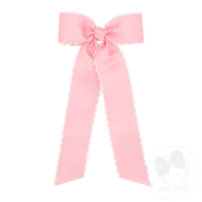 Medium Grosgrain Hair Bowtie W/Streamer Tails - Assorted