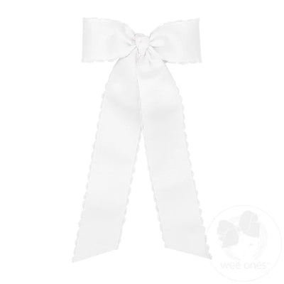 Medium Grosgrain Hair Bowtie W/Streamer Tails - Assorted