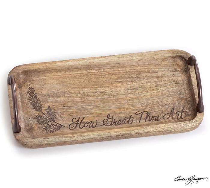 How Great Thou Art Wooden Tray