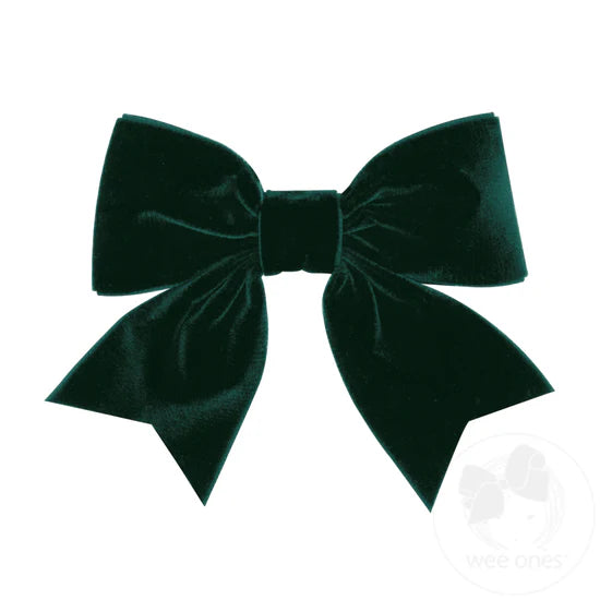 Small Plush Velvet Bow