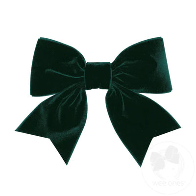Small Plush Velvet Bow
