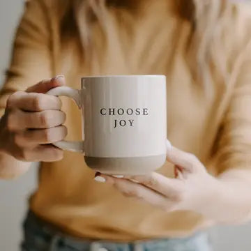 Sweet Water Decor- Choose Joy Stoneware Coffee Mug