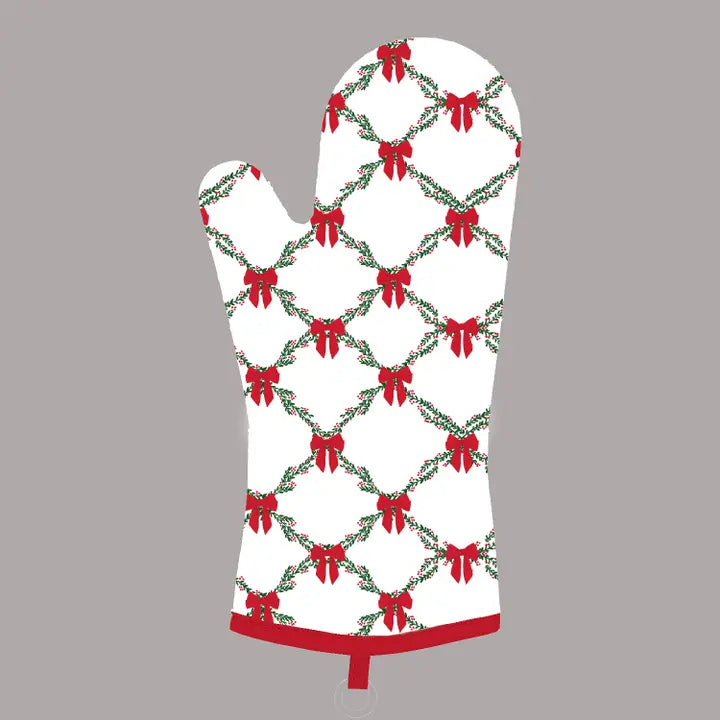 Oven Mitt Holiday Trellis