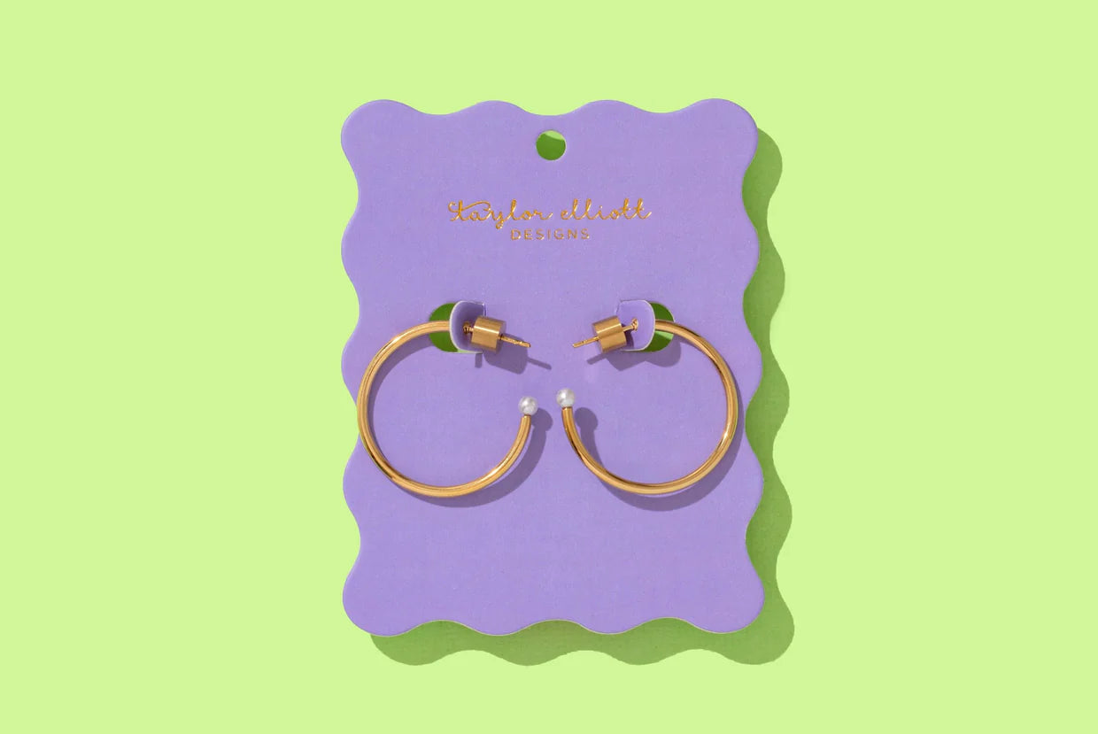 Alexis Gold Hoop Earrings