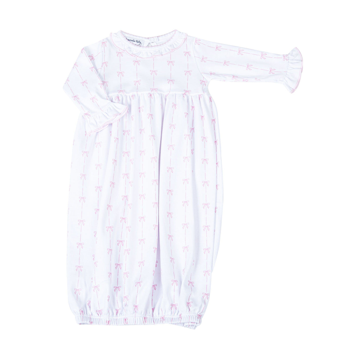 Magnolia Baby- Amelia's Classics Ruffle Gathered Gown