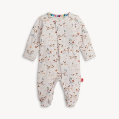 Magnetic Me- Born To Run Right Fit Footie