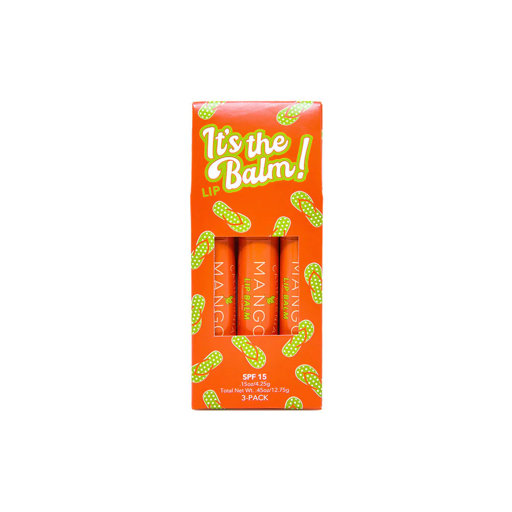 California Mango Lip Balm 3pk SPF15