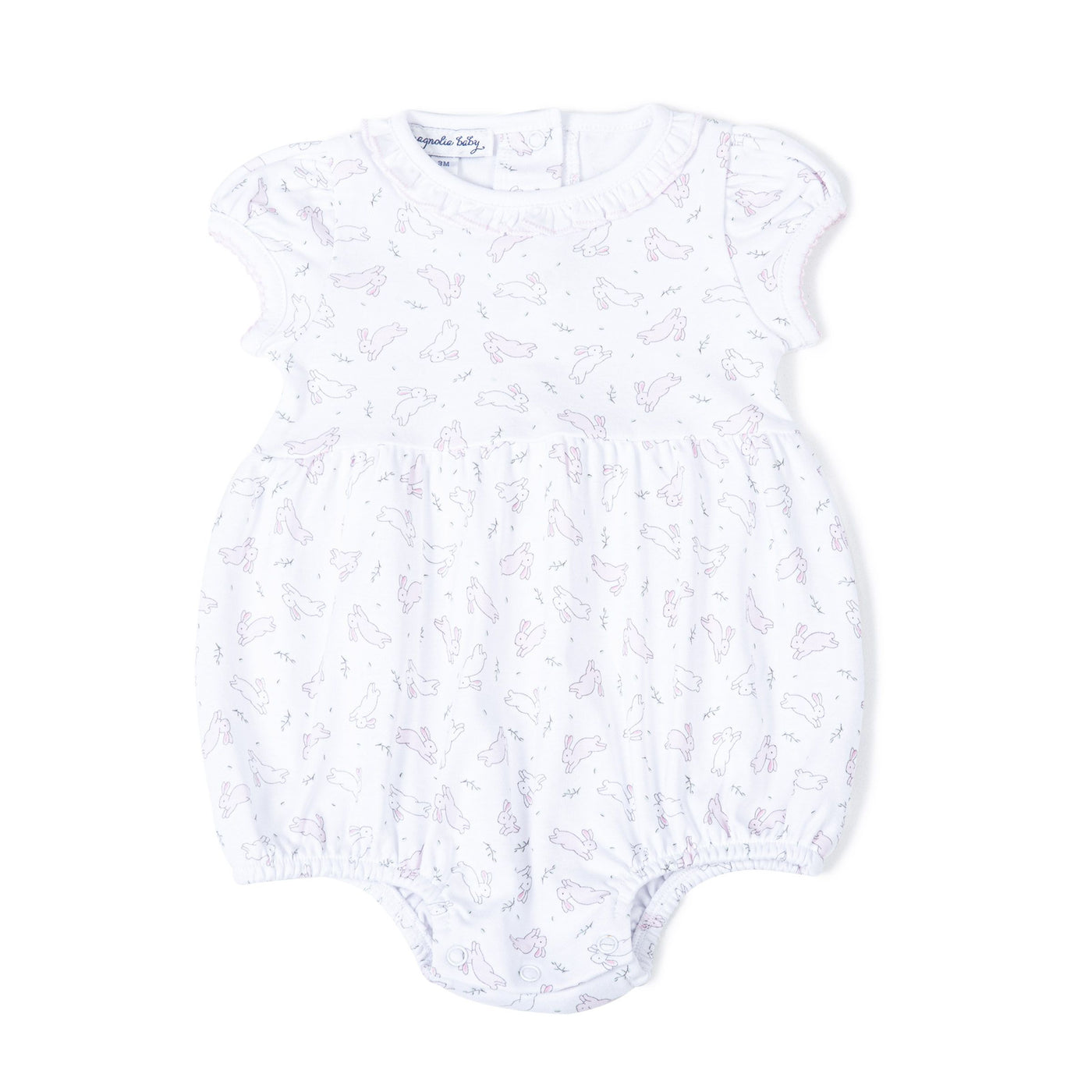 Magnolia Baby- Bunny Hop S/S Girl Bubble Pink