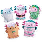 Bubble Stuffed Squishy Friends- A Very Axolotl Christmas