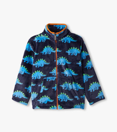 Hatley-Fuzzy Fleece Zip-Up Jacket- Assorted