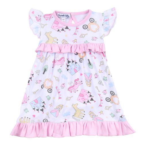 Little Princess Ruffle Flutter Sleeve Dress