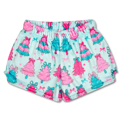 Holiday Plush Shorts- Assorted
