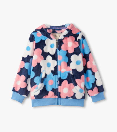 Hatley-Fuzzy Fleece Zip-Up Jacket- Assorted