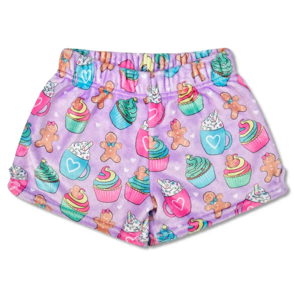 Holiday Plush Shorts- Assorted