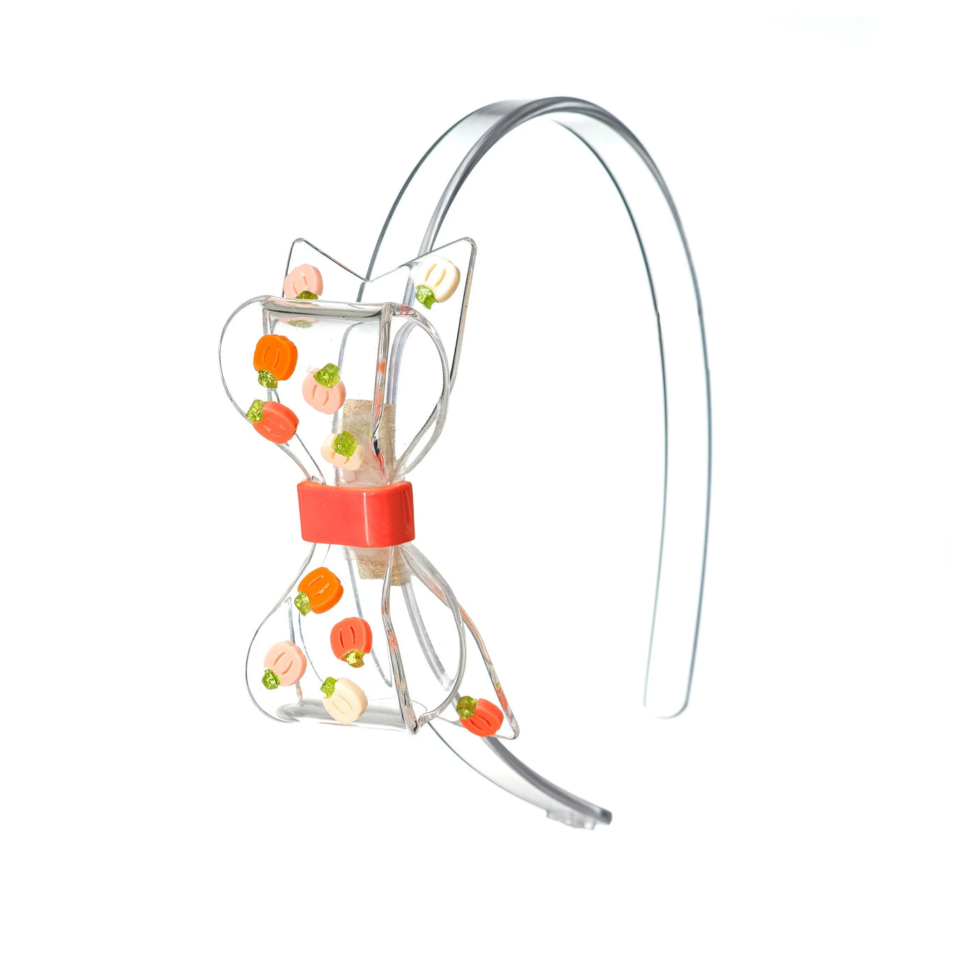Big Bow Mini Pumpkin Headband