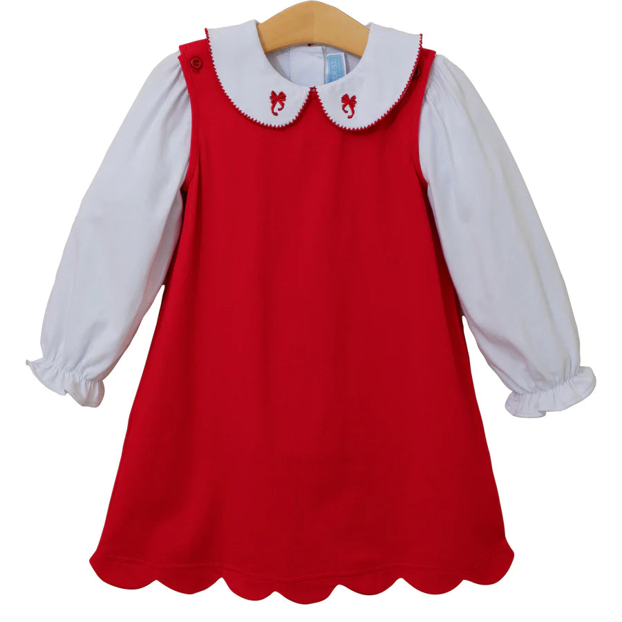 TSK- Holiday Bow Dress Set