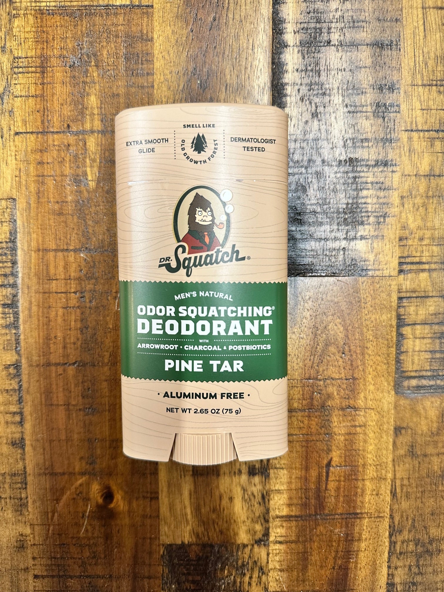Pine Tar Men's Natural Wide Stick Deodorant | Crown and Iris