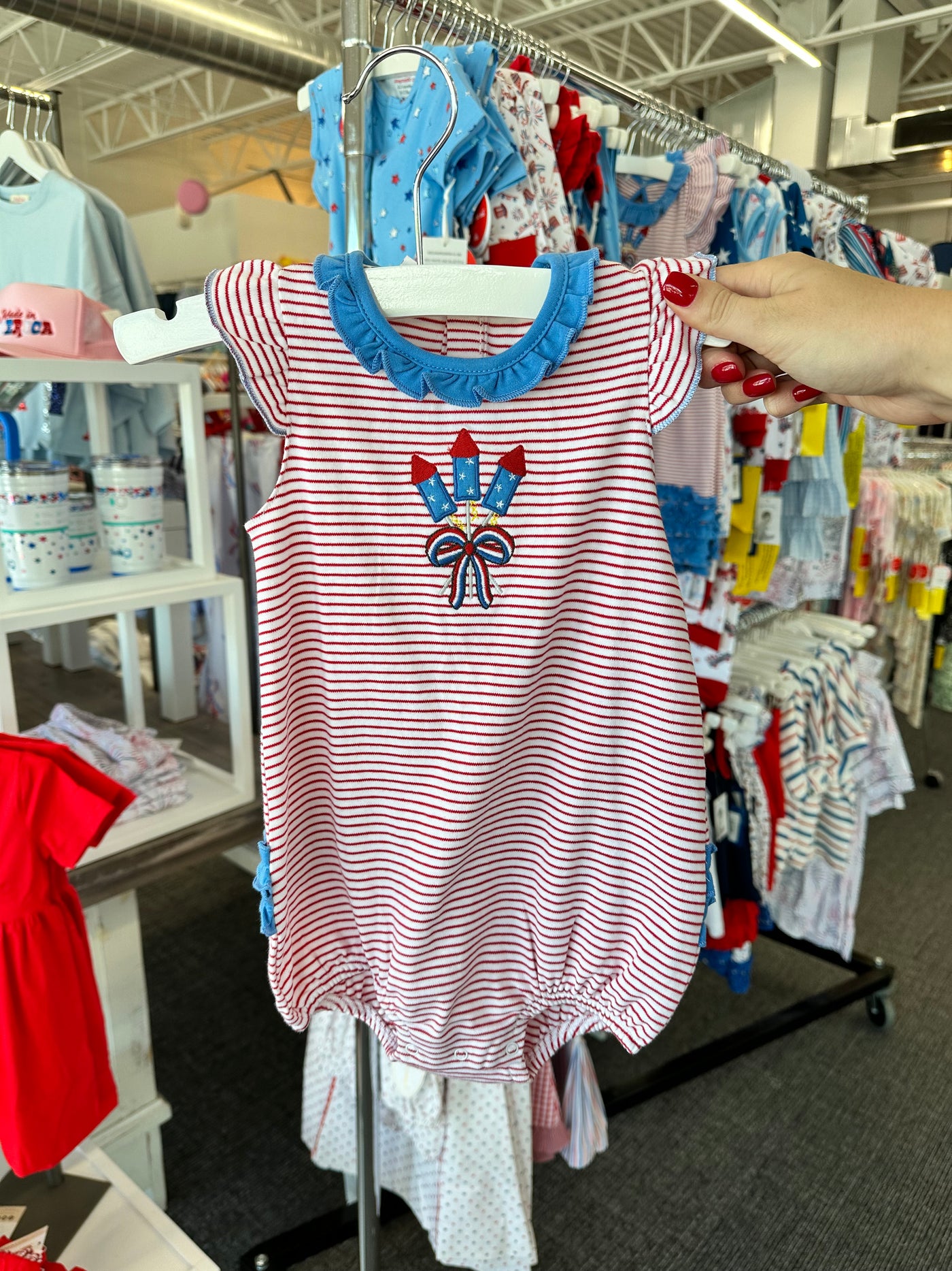 Little Firecracker Ruffle Bubble