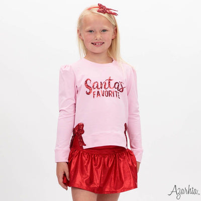 Slick Metallic Gathered Skort- Assorted