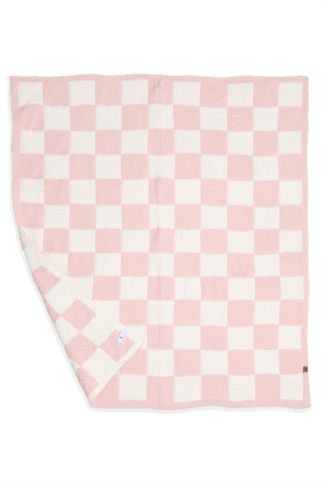 Children's Checkered Throw Blanket Assorted