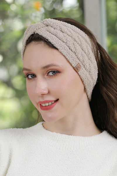 Solid Ribbed Twist Knot Headband