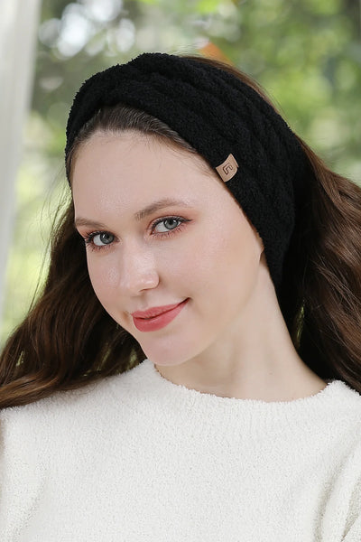 Solid Ribbed Twist Knot Headband