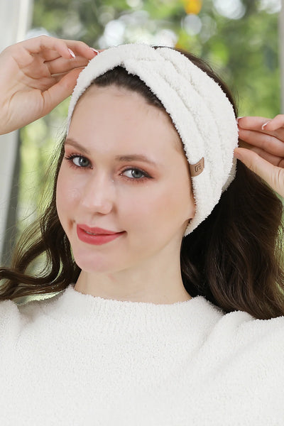 Solid Ribbed Twist Knot Headband