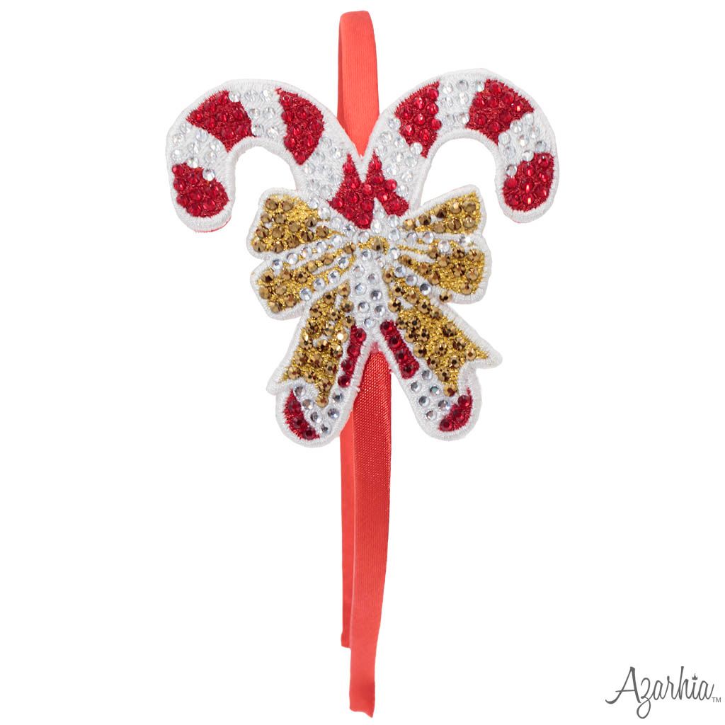Christmas Rhinestone Patch Headbands- Assorted