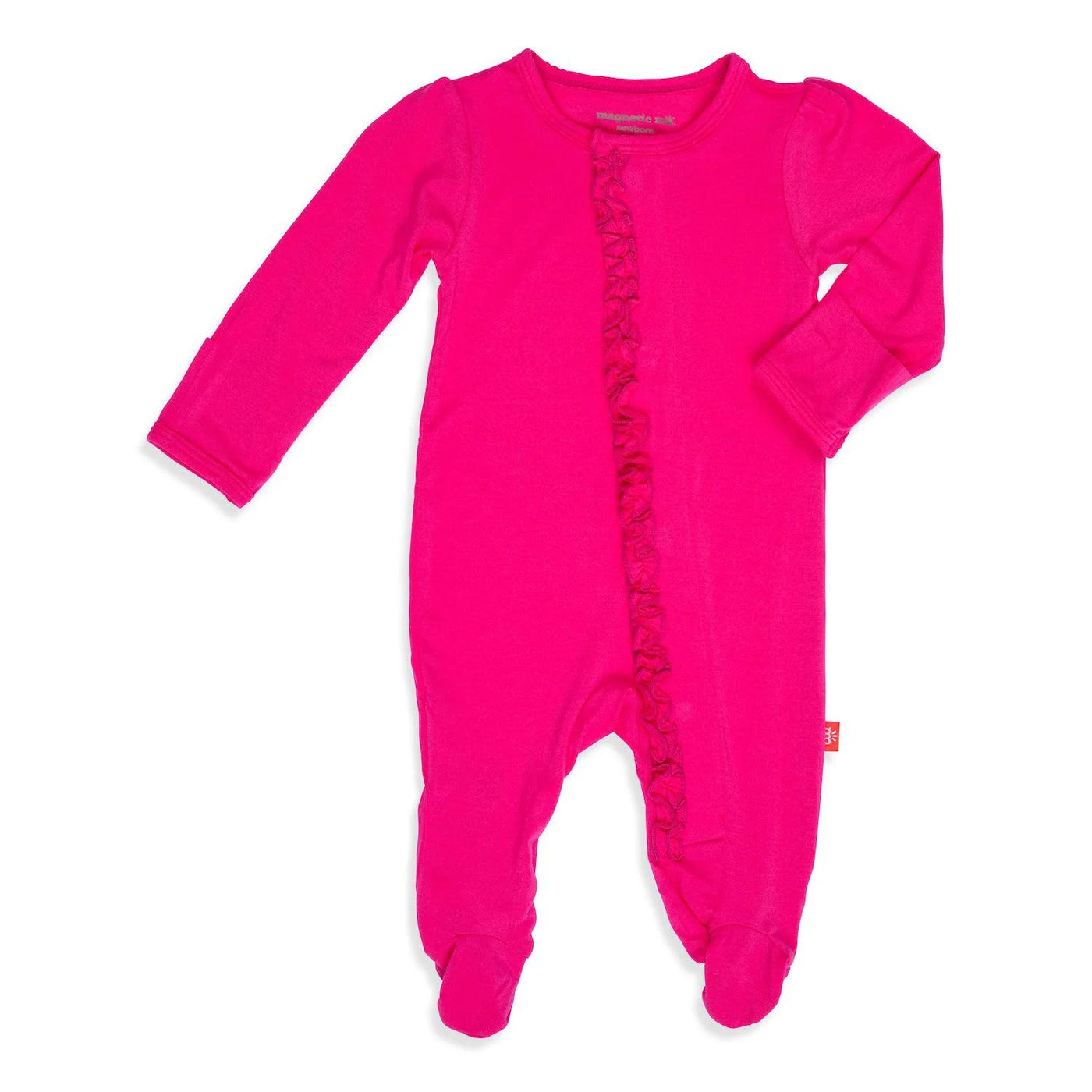 Magnetic Me Modal Magnetic Ruffle Footie- Multiple Colors