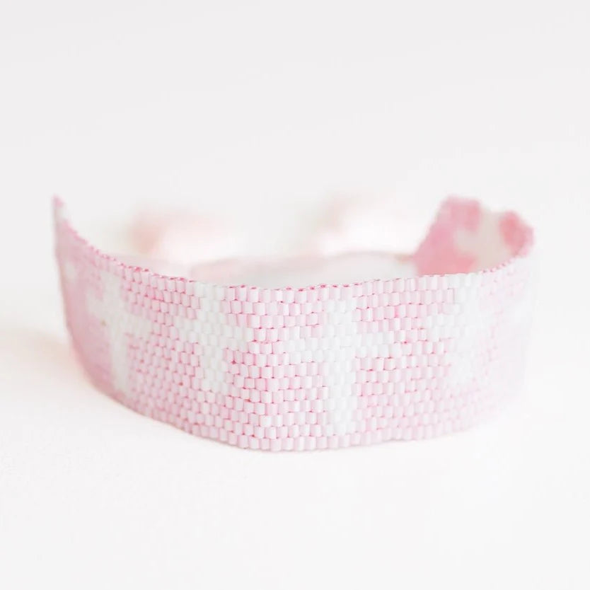 Sadie Beaded Cross Bracelet