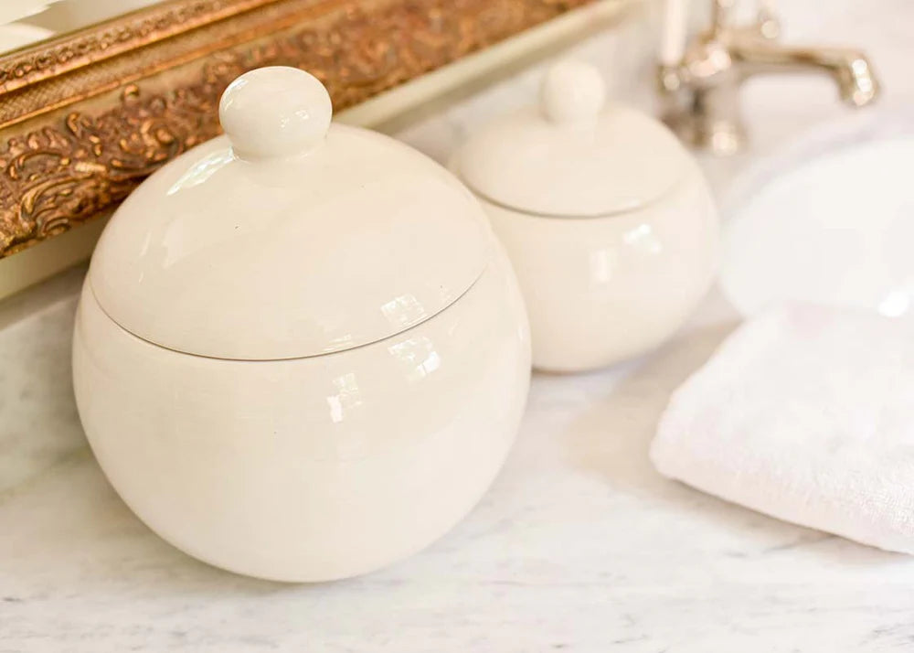 Signature White Medium Lollipop Jar