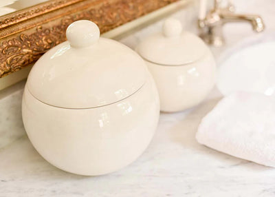 Signature White Medium Lollipop Jar