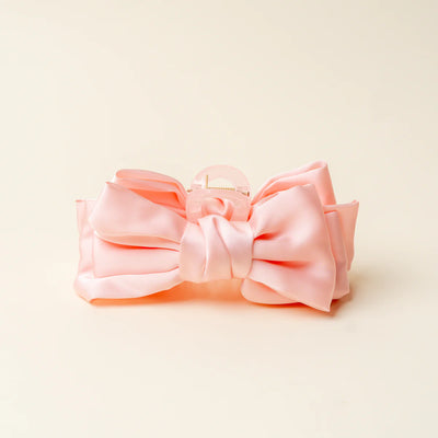 Satin Bow Claw Clip- Assorted