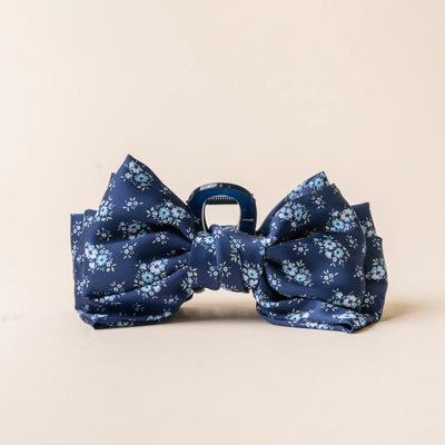 Satin Bow Claw Clip- Assorted