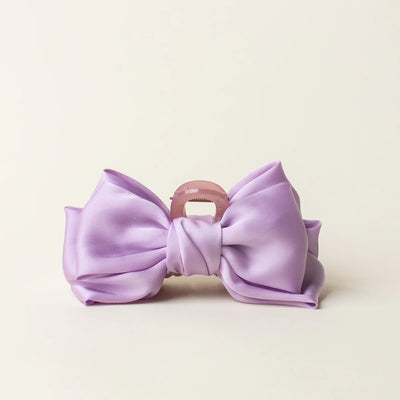 Satin Bow Claw Clip- Assorted
