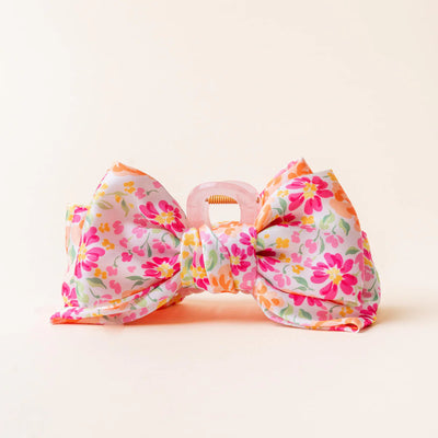 Satin Bow Claw Clip- Assorted
