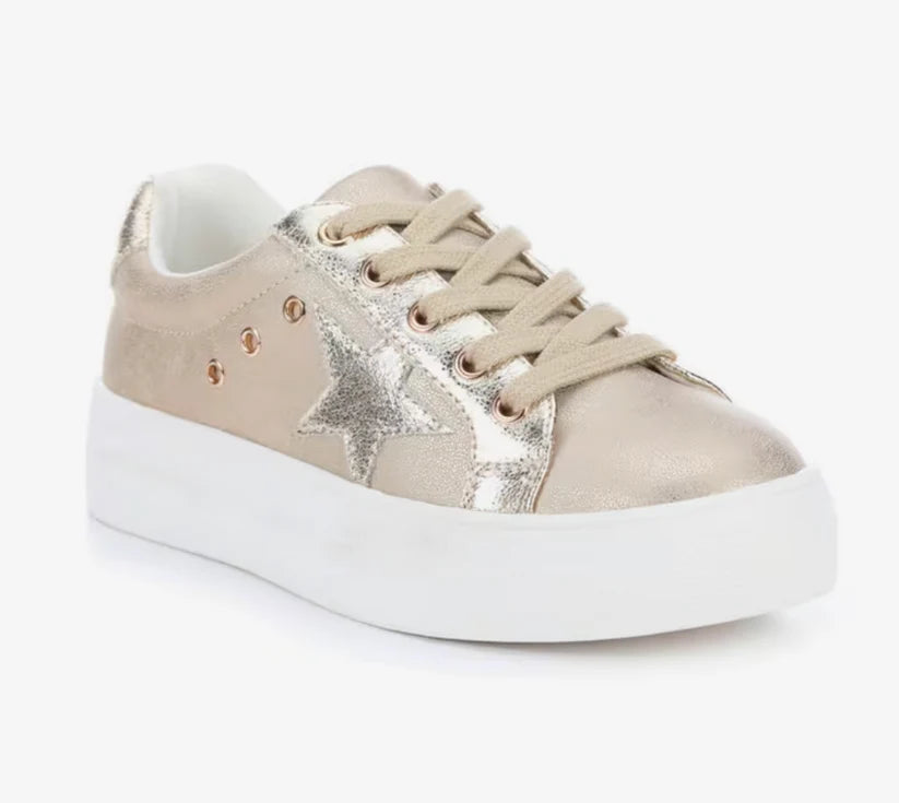 Mia Lil Sparkle Rose Gold Sneaker