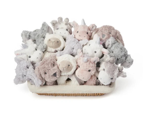 Elegant Baby Plush Rattles- Assorted