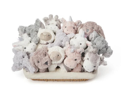 Elegant Baby Plush Rattles- Assorted