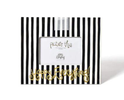 Black Stripe Happy Everything Frame