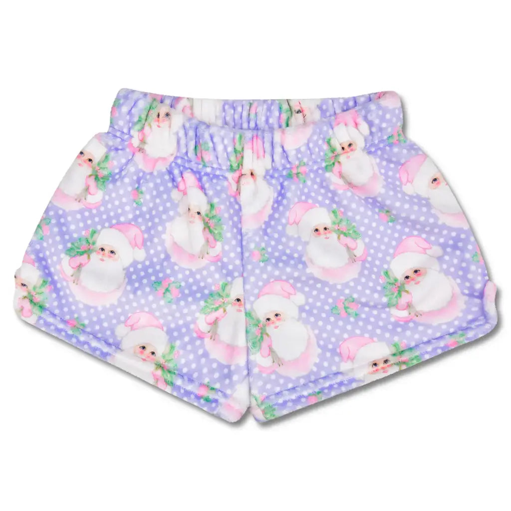Holiday Plush Shorts- Assorted