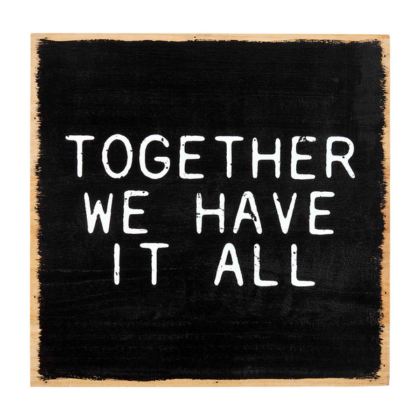 Together Wood Plaque