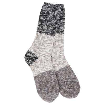 World's Softest Socks- Multicolored Textured Crew
