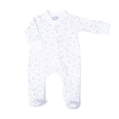 Magnolia Baby- Bunny Hop Zipper Footie