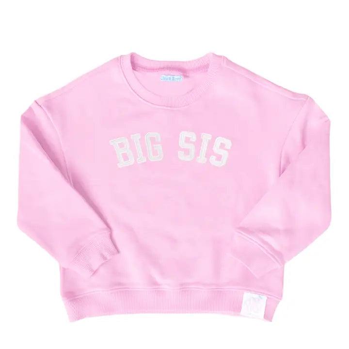 Big Sis Sweatshirt Pink