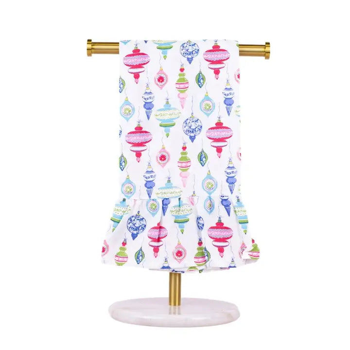 Christmas Ruffle Hand Towel