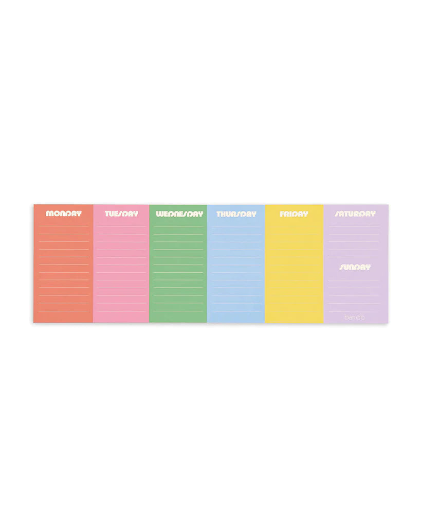 Week to Week Desk Notepad